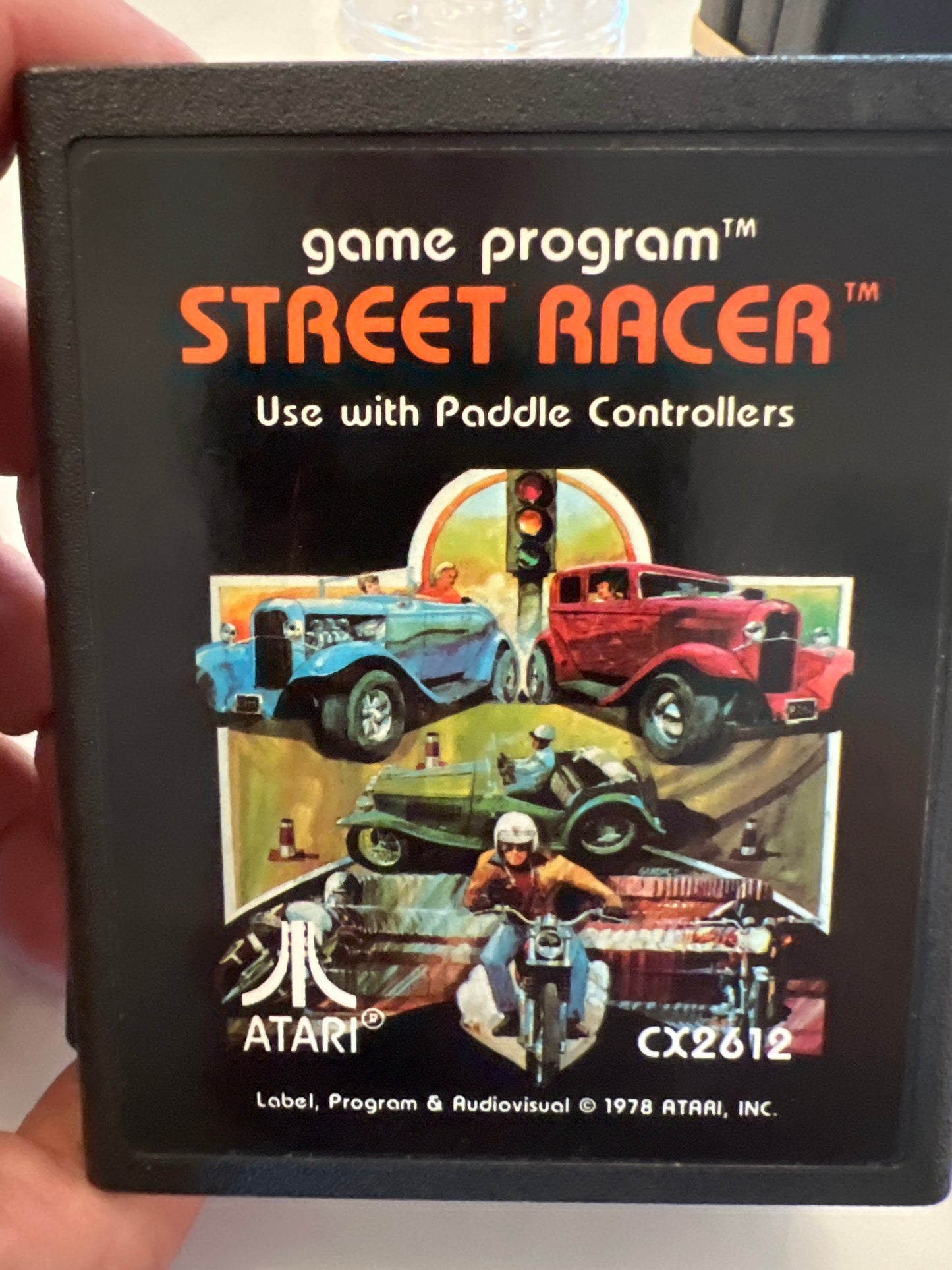 Street Racer (Atari 2600, 1977) tested on Atari 2600+