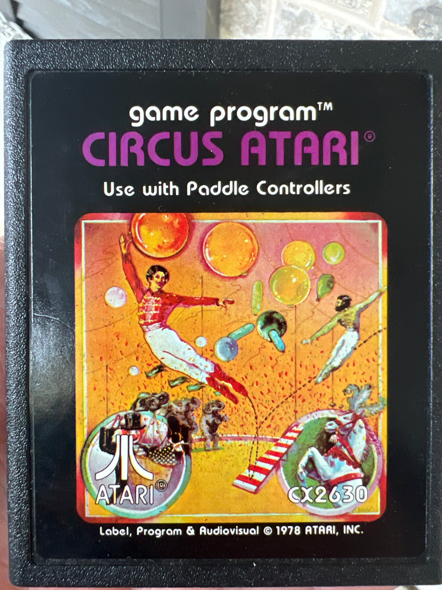Circus Atari for Atari 2600 picture label