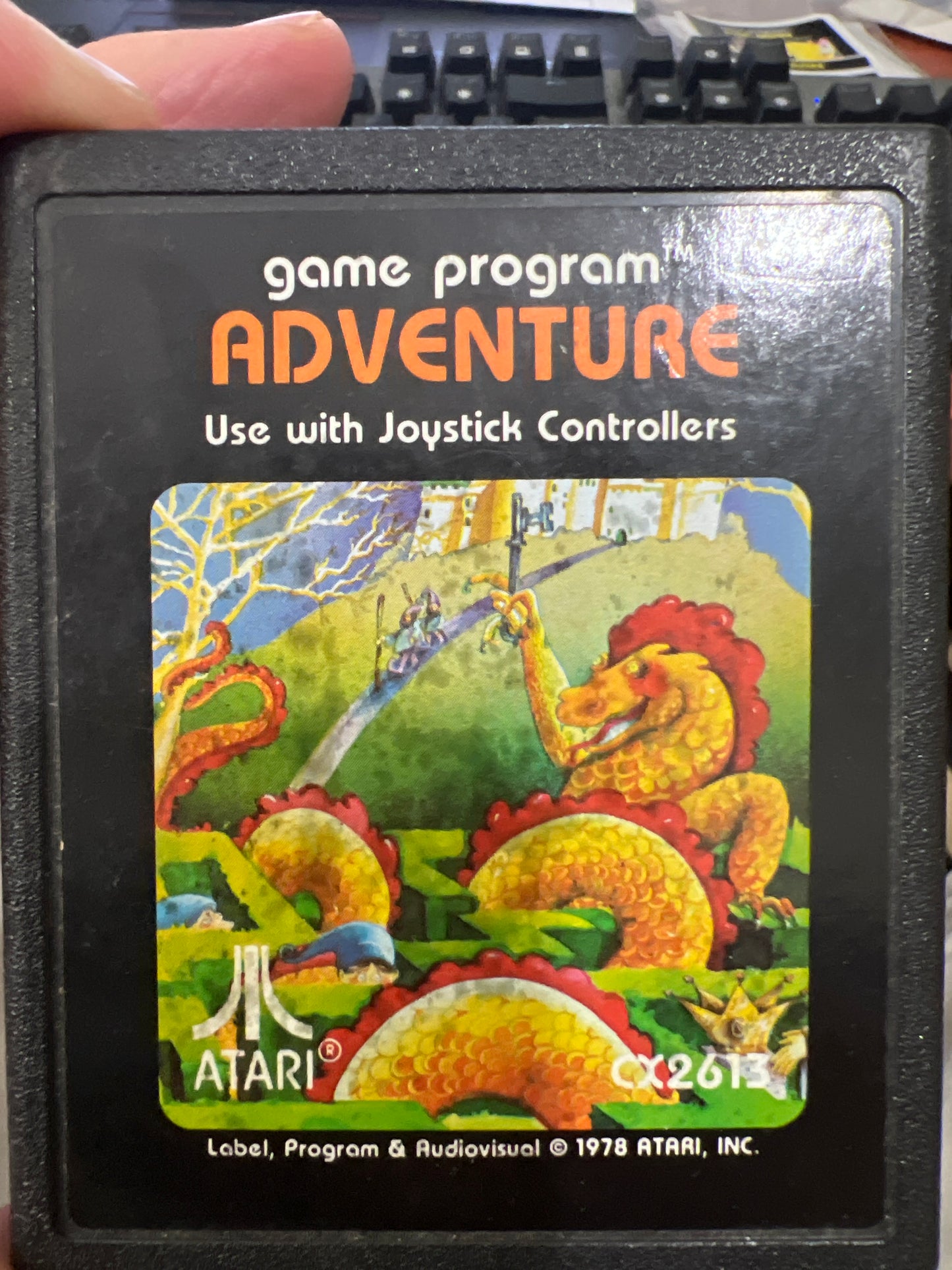 Adventure for Atari 2600 picture label