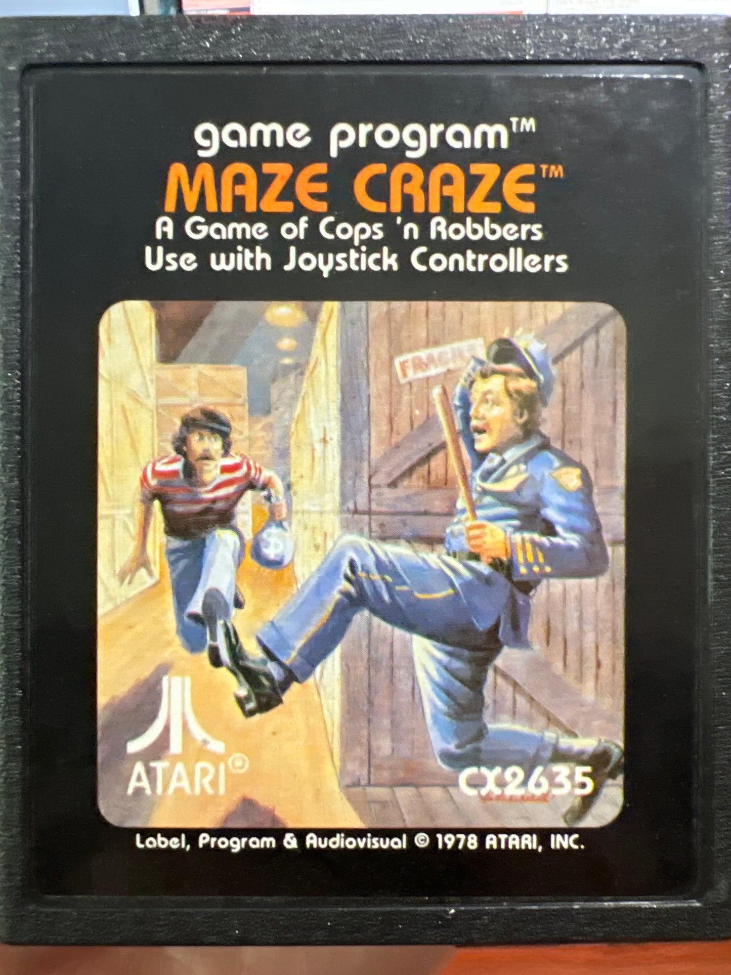 Maze Craze Atari 2600 Game Tested and Working picture label