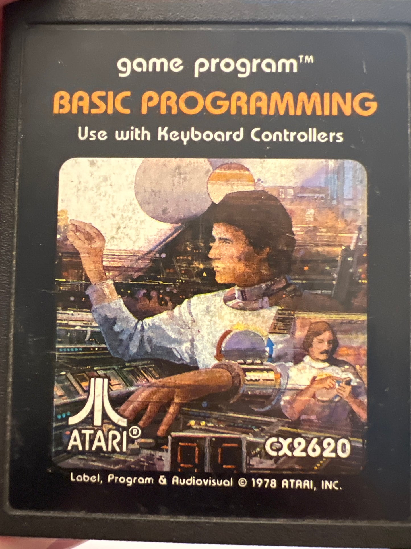 Basic programming for Atari 2600 picture label