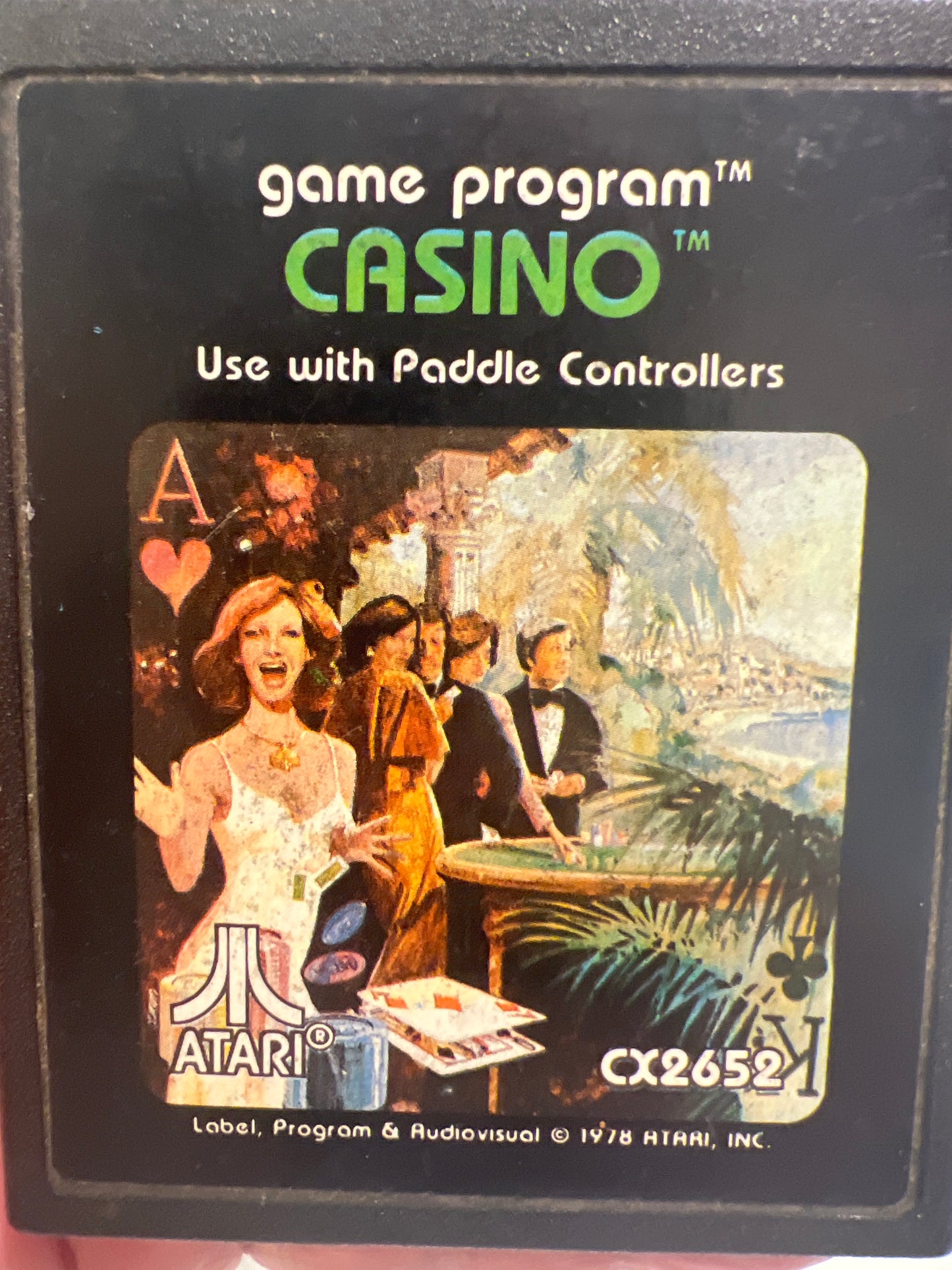 Casino for Atari 2600 picture Label