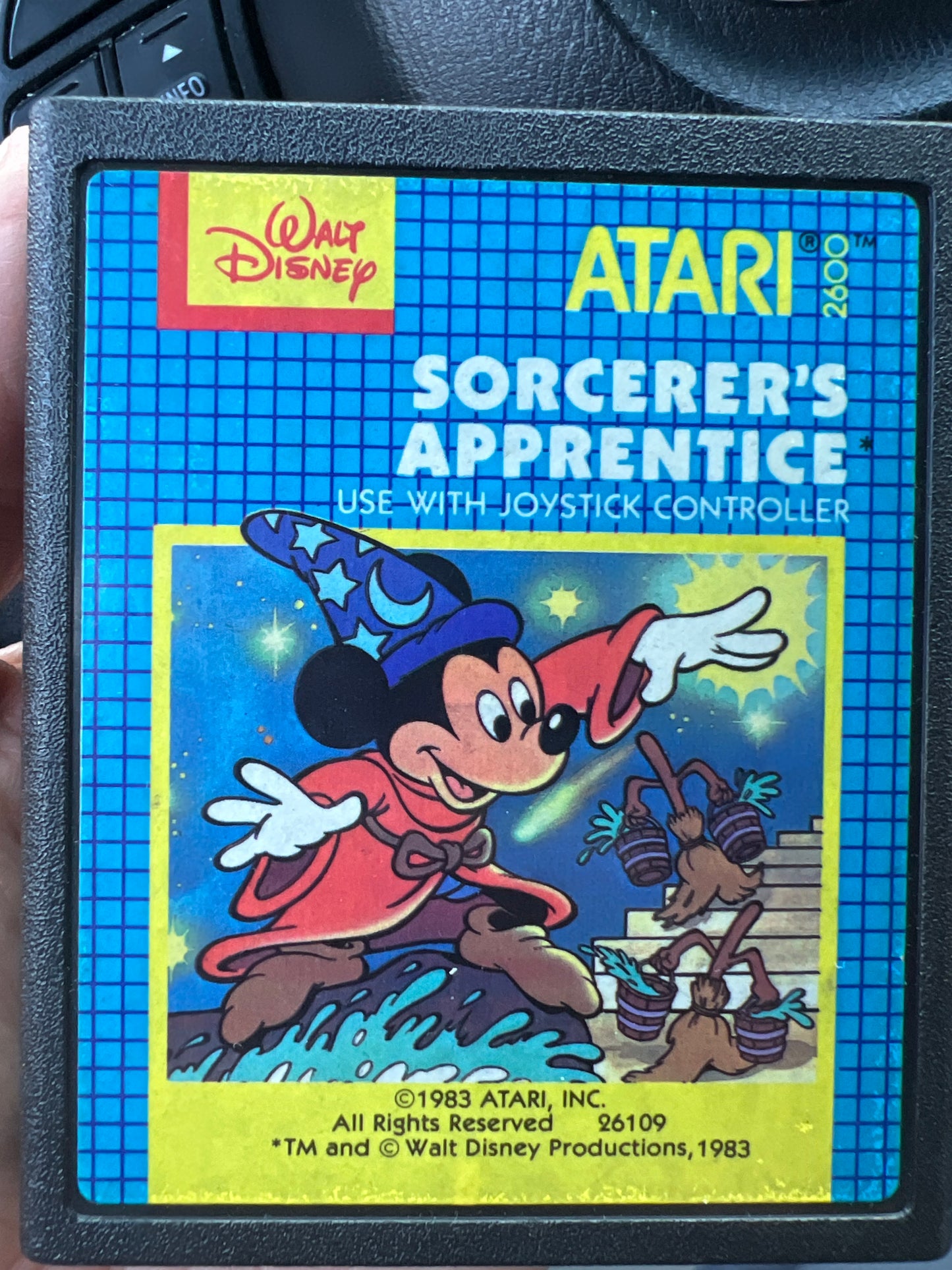 Sorcerer’s Apprentice Atari 2600 Game Tested and Working