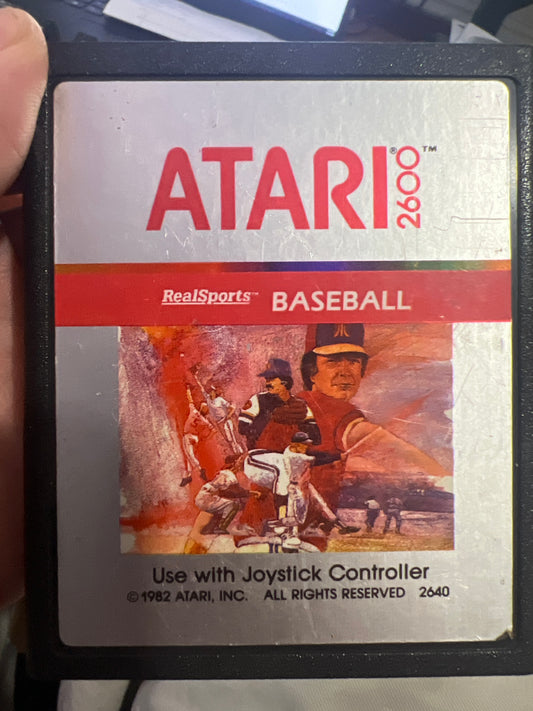 Real Sports Baseball   ~ Atari 2600 Game Tested Works Rare Vintage Retro