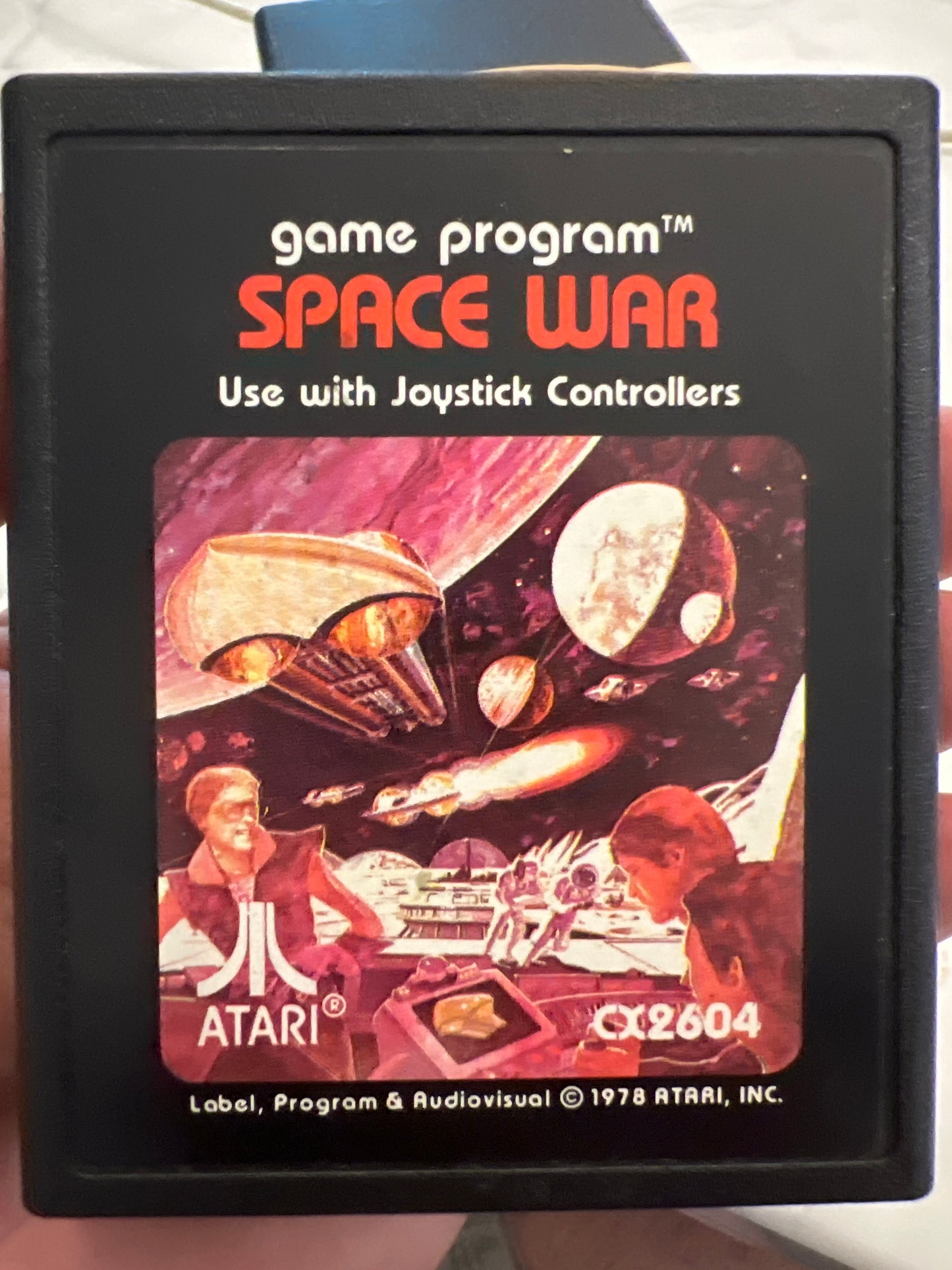 Space War for the Atari 2600 Video Game # cx2604 Tested 2600+